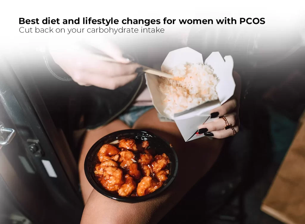 Carbohydrate intake with PCOS